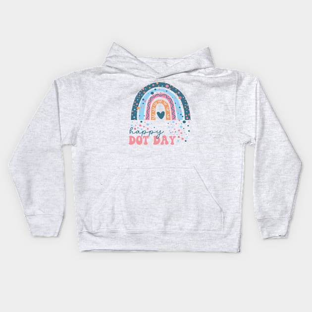 happy dot day 2023 Kids Hoodie by Design Voyage